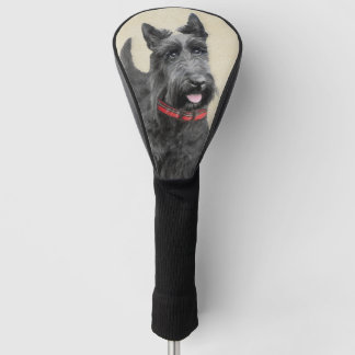 Scottish Terrier Painting - Niedliche Original Dog Golf Headcover