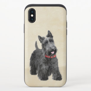Scottish Terrier Painting - Niedliche Original Dog iPhone X Slider Hülle