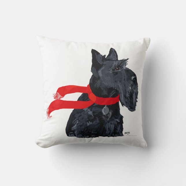 Scottish Terrier Pillow Kissen (Vorderseite)