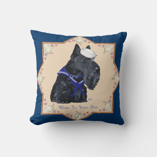 Scottish Terrier Pillow Kissen (Vorderseite)