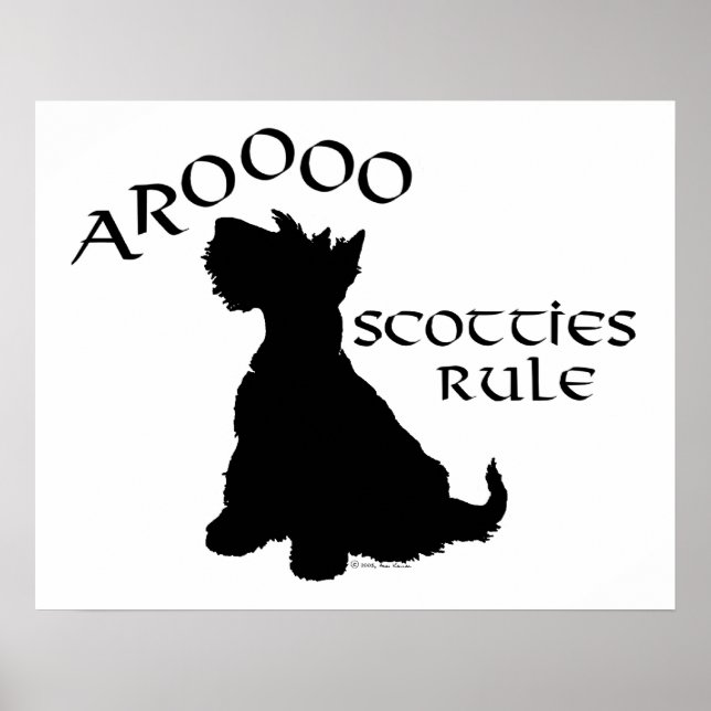 Scottish Terrier Poster (Vorne)