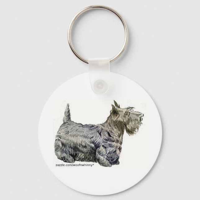 Scottish Terrier Schlüsselanhänger (Vorderseite)