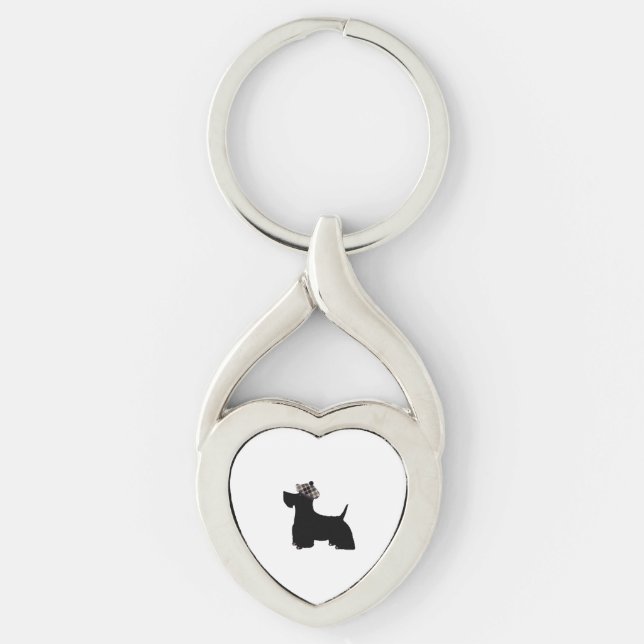 Scottish Terrier Schlüsselanhänger (Vorderseite)