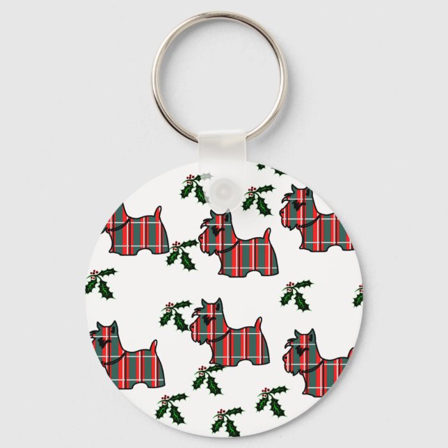 SCOTTISH TERRIER SCHLÜSSELANHÄNGER (Vorderseite)