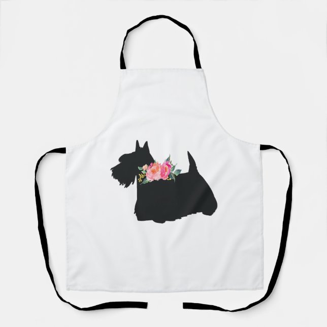 Scottish Terrier Scottie Dog Schürze (Vorderseite)