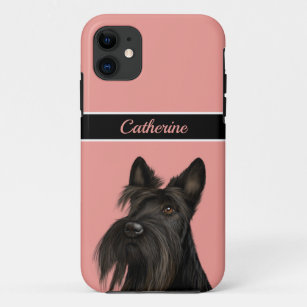 Scottish Terrier (Scotty Dog) - Pink  Case-Mate iPhone Hülle