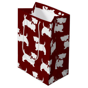 Scottish Terrier Scotty Dog Puppy Scottie Medium G Mittlere Geschenktüte