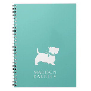 Scottish Terrier Scotty Dog Puppy Scottie Notebook Notizblock
