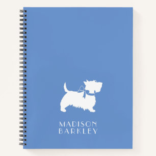 Scottish Terrier Scotty Dog Puppy Scottie Notizbuch