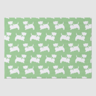 Scottish Terrier Scotty Doppy Puppy Scottie Tissue Seidenpapier