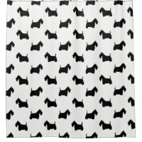 Scottish Terrier Silhouetten Pattern