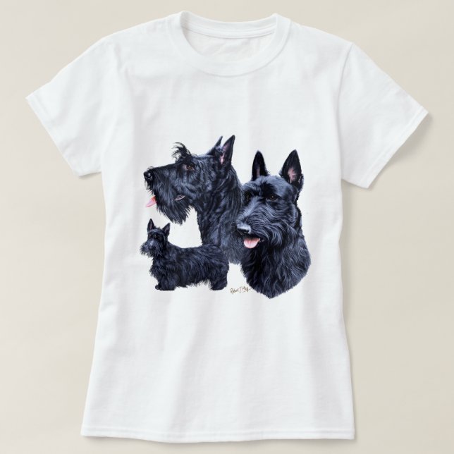 Scottish Terrier T-Shirt (Design vorne)