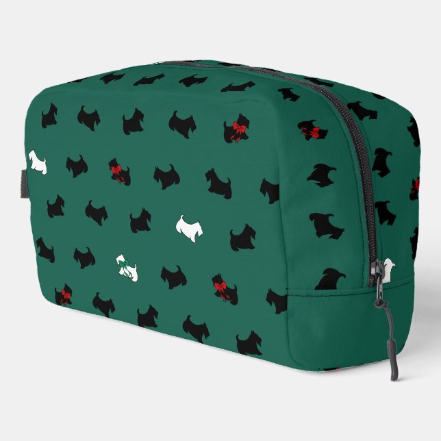 Scottish Terrier Toilettenartikel Kosmetiktüte Waschbeutel (Rechte Ecke)