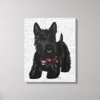Scottish Terrier und Bow