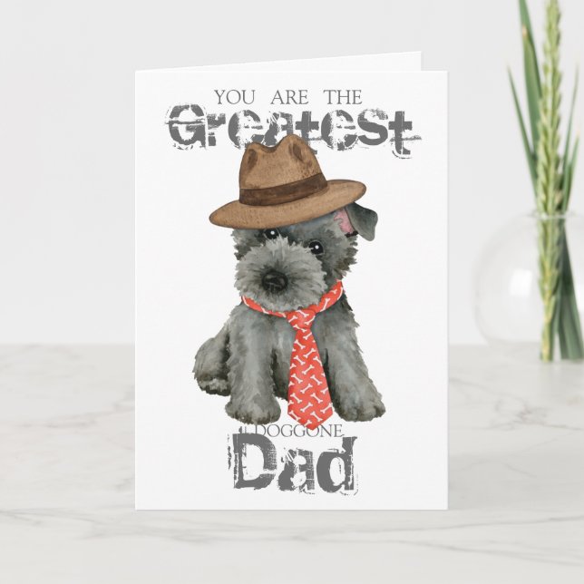 Scottish Terrier Vater Card Karte (Vorderseite)