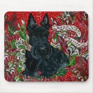 Scottish-Terrier-Weihnachten Mousepad