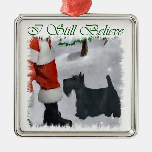 Scottish Terrier Weihnachtsgeschenke Ornament (Vorne)