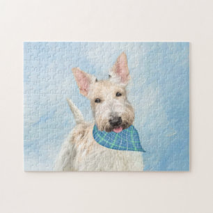 Scottish Terrier Wheaten Dog Malerei Original Art
