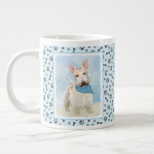 Scottish Terrier Wheaten Dog Malerei Original Art Jumbo-Tasse