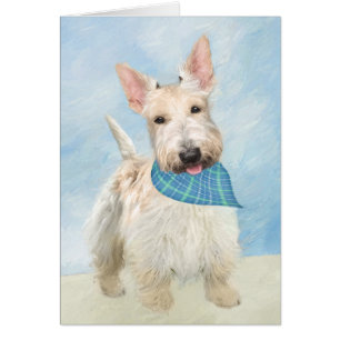 Scottish Terrier Wheaten Dog Painting Art original