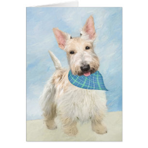 Scottish Terrier Wheaten Dog Painting Art original