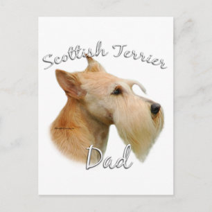 Scottish Terrier (Wheaten) Vater 2 Postkarte