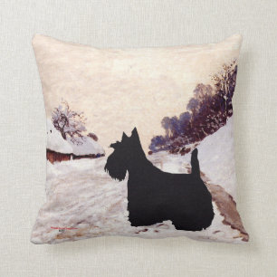 Scottish Terrier Winter Pillow Kissen