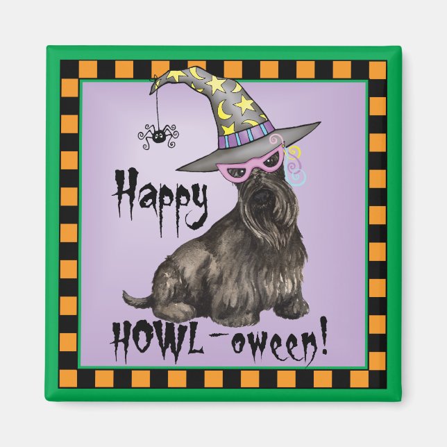 Scottish Terrier Witch Magnet (Vorne)