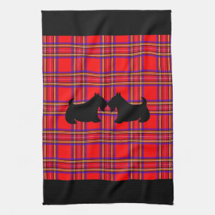 Scottish Terriers Kitchen Towel Gift Geschirrtuch