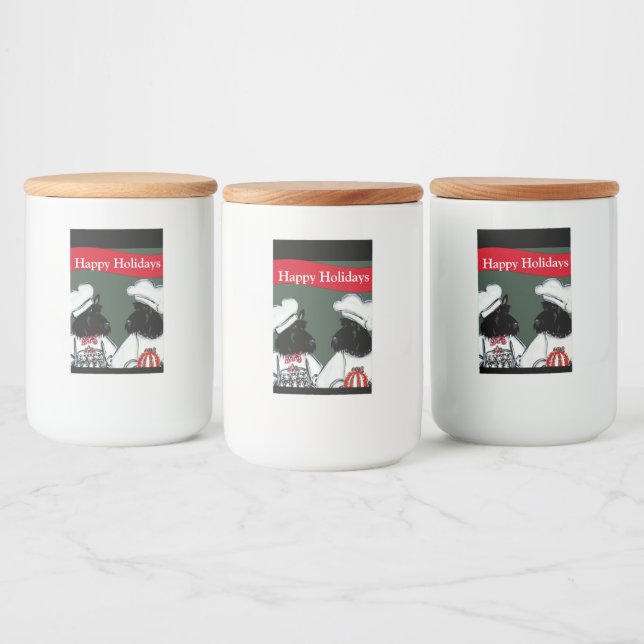 Scottish Terriers Lebensmitteletikett (Flaschen)