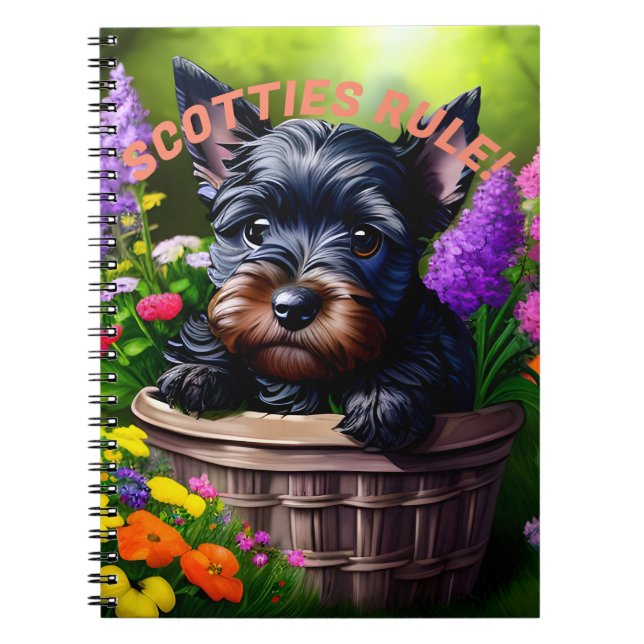 Scottish Terriers Rule! Notizblock (Vorderseite)