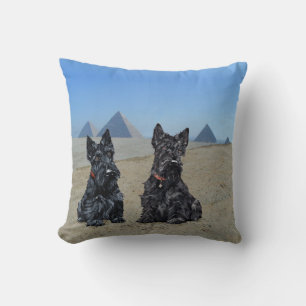 Scottish Terriers sur le Coussin de vacances