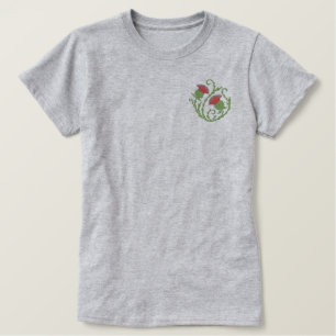 Scottish Thistle Besticktes T-Shirt