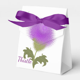 Scottish Thistle Blume Emblem Personalisiert Geschenkschachtel