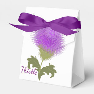 Scottish Thistle Blume Emblem Personalisiert Geschenkschachtel