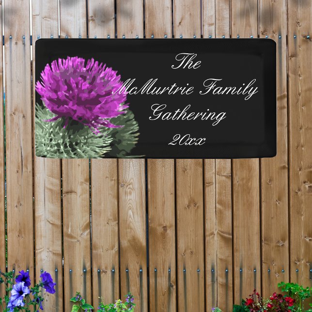 Scottish Thistle Family Ansammlung Banner (Von Creator hochgeladen)