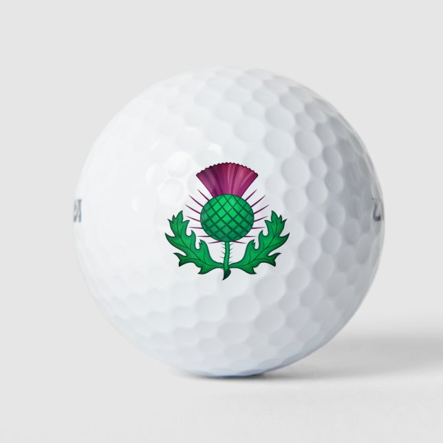 Scottish Thistle Golfball (Vorderseite)