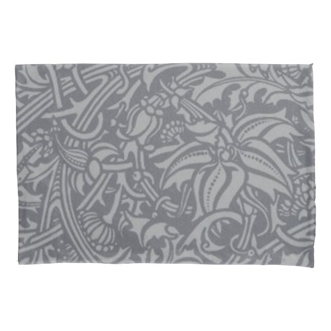 Scottish Thistle Knot William Morris Style Kissenbezug (Vorderseite)