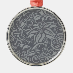 Scottish Thistle Knot William Morris Style Ornament Aus Metall