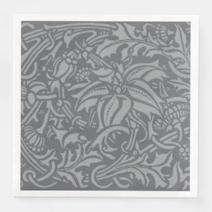 Scottish Thistle Knot William Morris Style Serviette