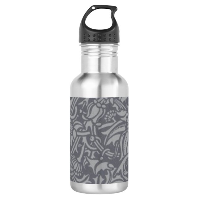Scottish Thistle Knot William Morris Style Trinkflasche (Vorderseite)