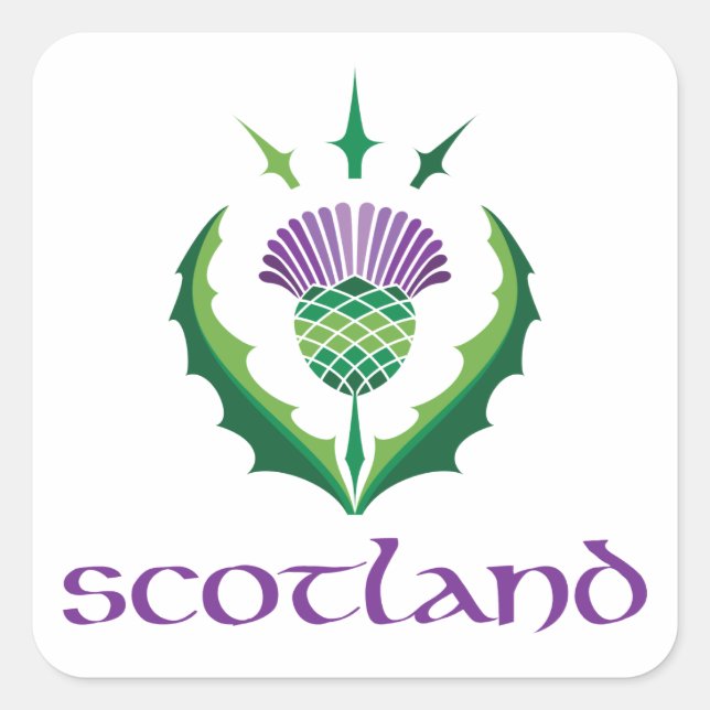 Scottish Thistle Sticker (Vorderseite)
