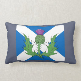 Scottish Thistle und Salreifen Lendenkissen