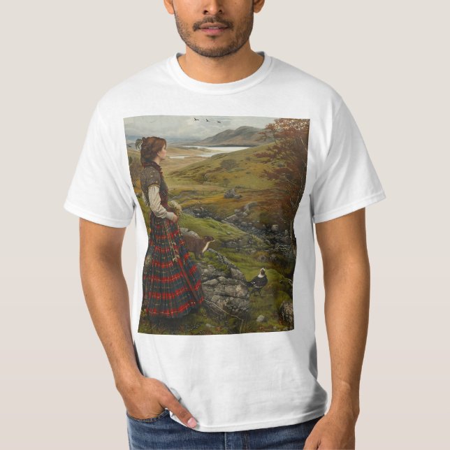 Scottish Woman T-Shirt (Vorderseite)