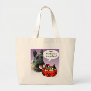 ScottishTerrier Halloween Candy Jumbo Stoffbeutel