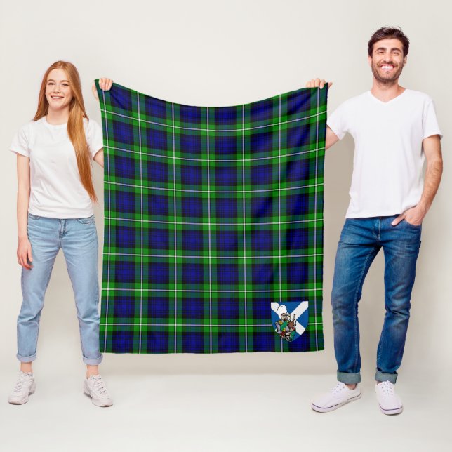 Scotts Bannerman Tartan Kariert Fleecedecke (Beispiel)