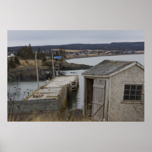 Scott's Bay Wharf-Kunstdrucke Poster