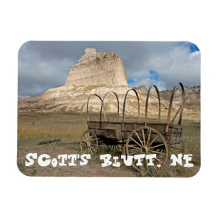 Scott's Bluff im heutigen Nebraska Magnet