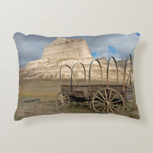 Scott's Bluff im heutigen Nebraska Zierkissen