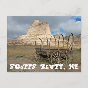 Scott's Bluff in diesem Tag Nebraska Postkarte